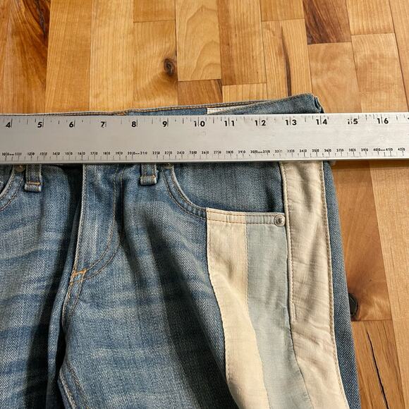 Rag & Bone The Skinny Racer Relay Wash‎ Ankle Zip Blue Jeans Sz 24 NEW - Picture 3 of 9